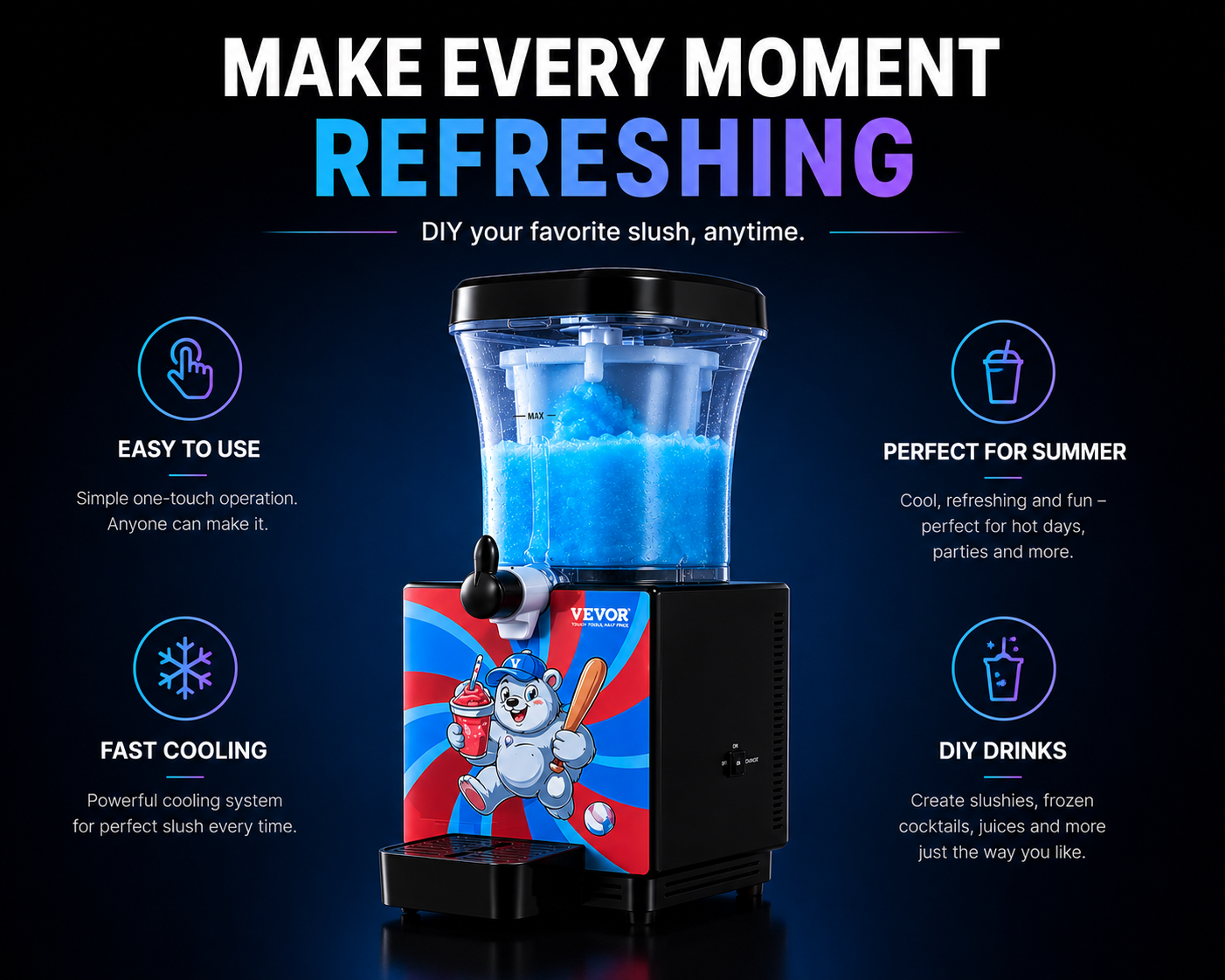 FrostFlow™ | Instant Slushy Machine ❄️