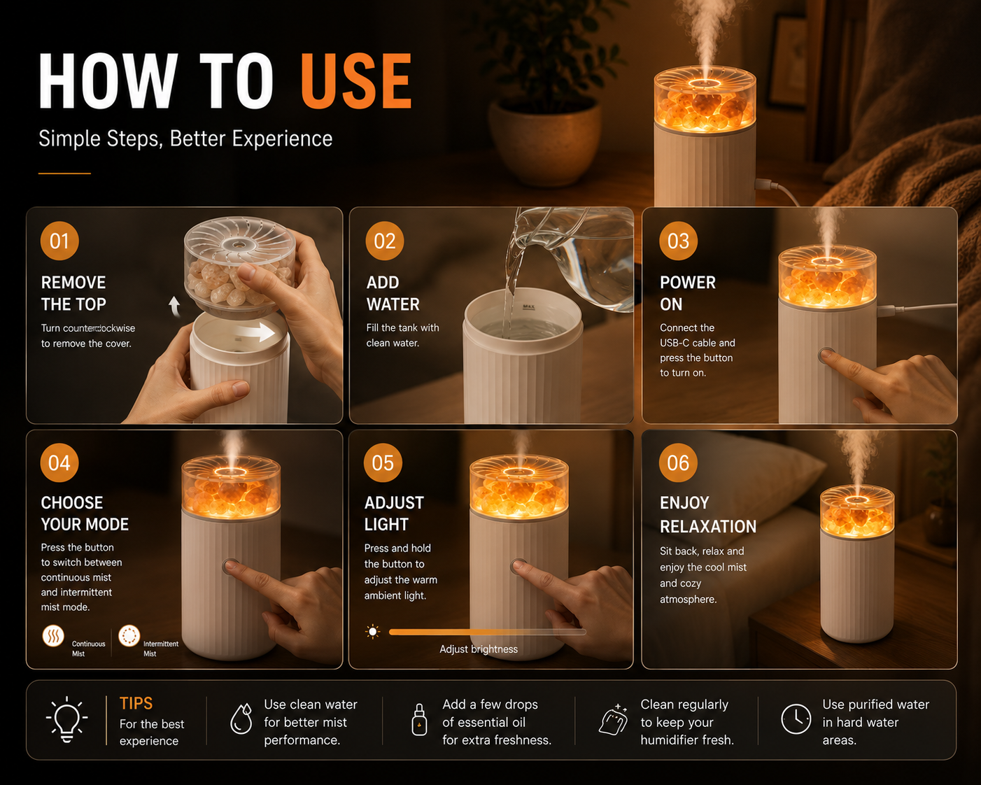 Veloro™ Crystal Aroma Diffuser