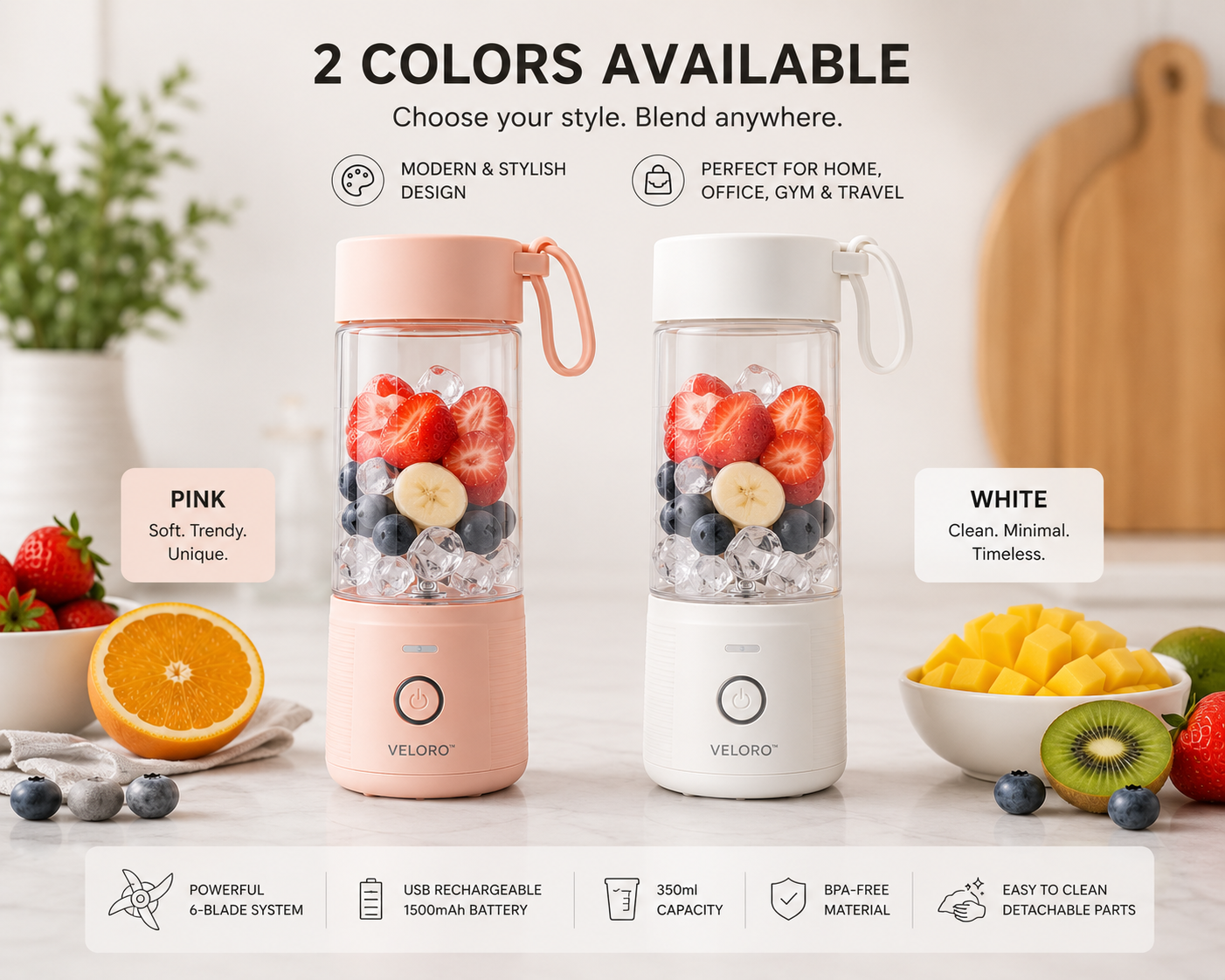Veloro™ Portable Blender