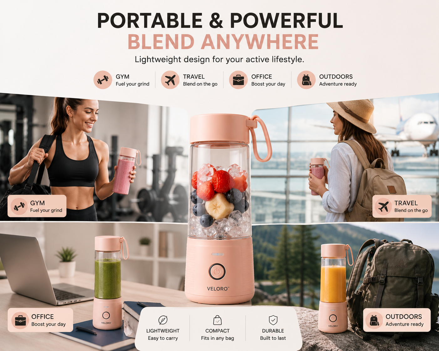 Veloro™ Portable Blender